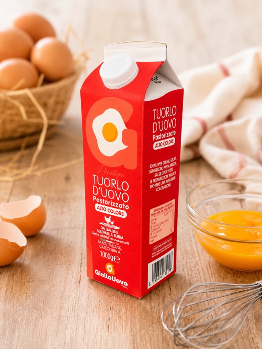 Confezione di tuorlo d'uovo pastorizzato SpeedyEggs, formato 1 kg